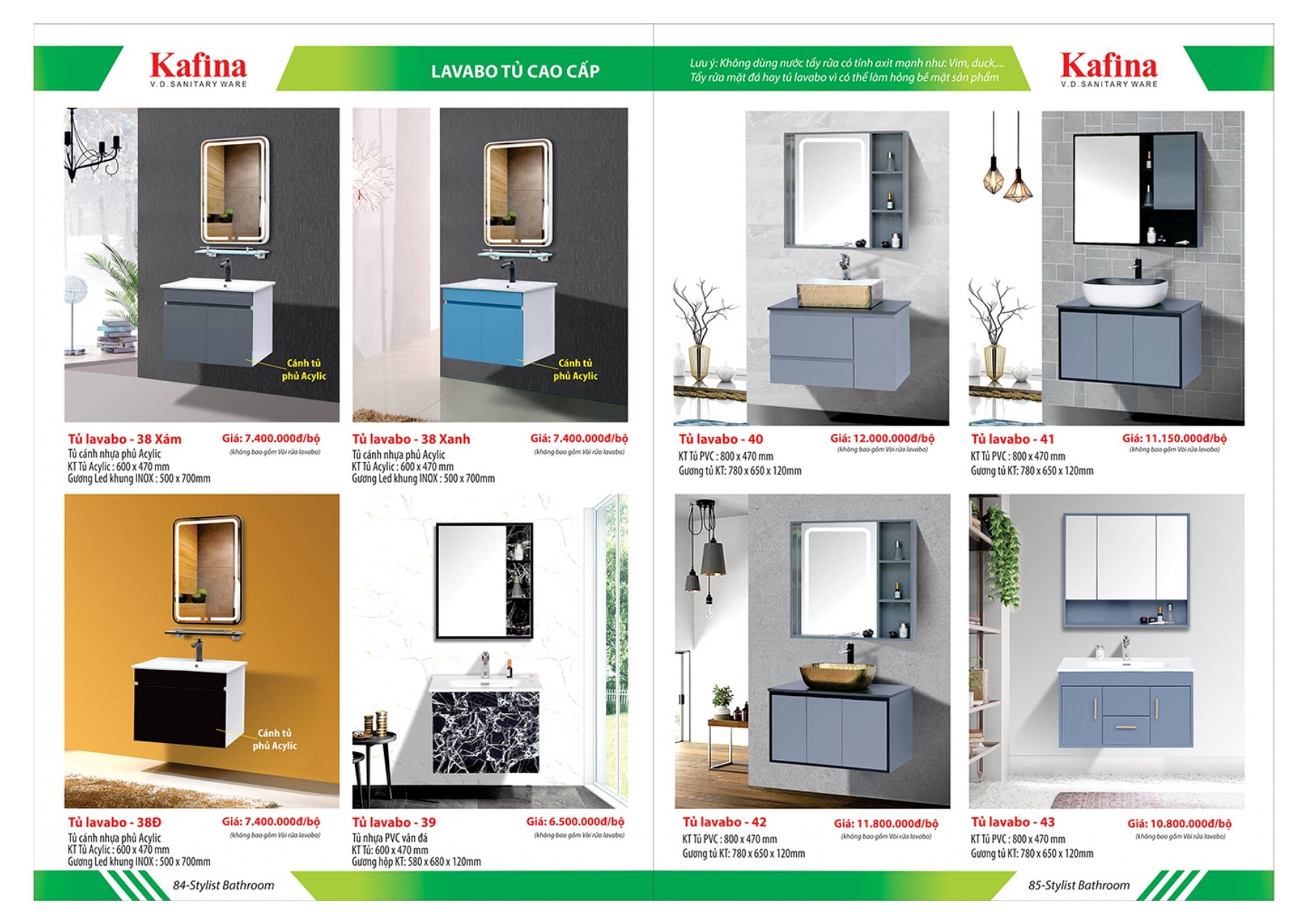 Thiết bị vệ sinh KAFINA Catalogue và Bảng giá mới nhất /Page 42